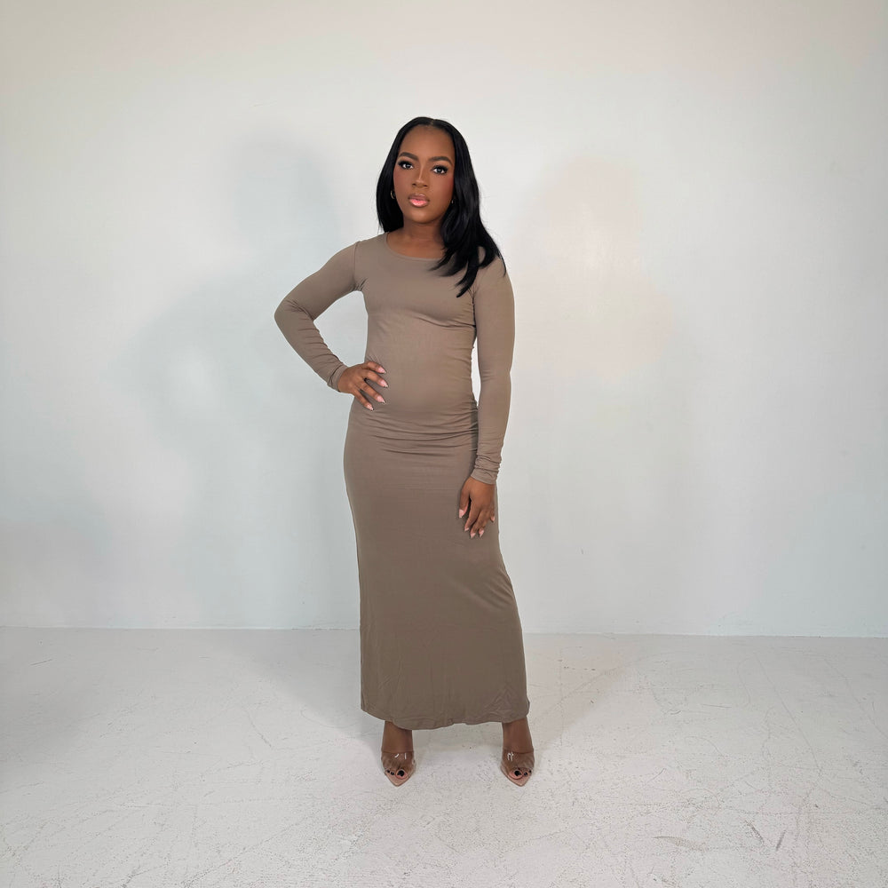 Simply Living Dress (Taupe)