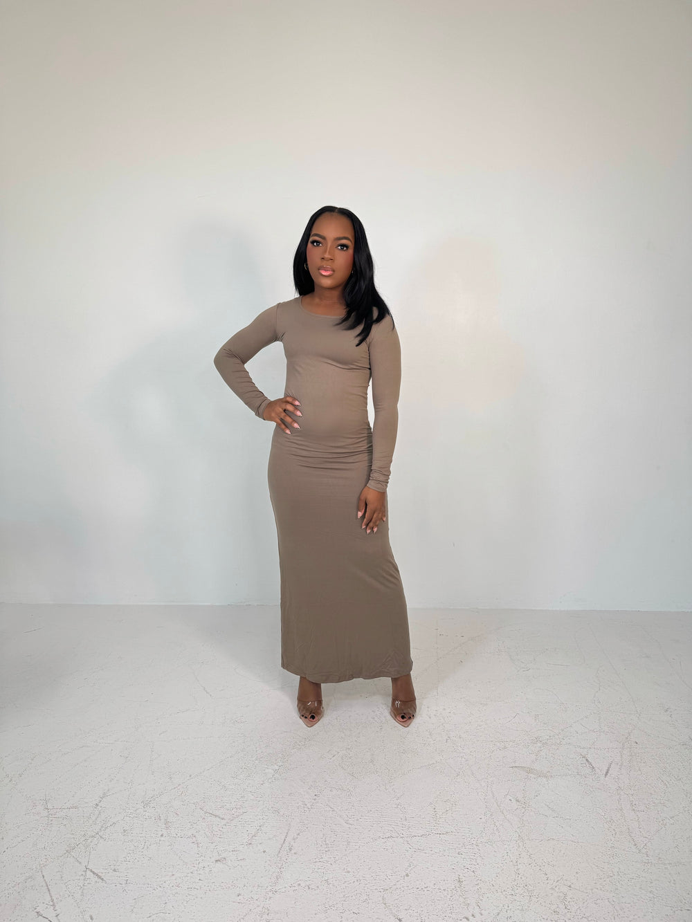 Simply Living Dress (Taupe)